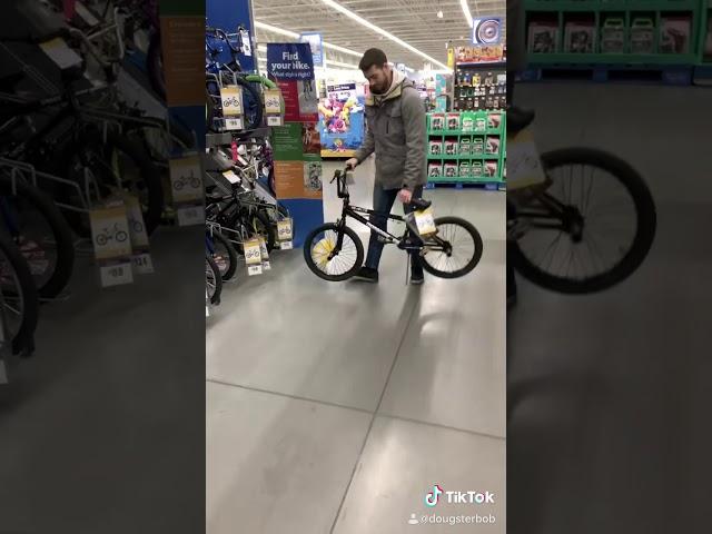 Riding bmx in Walmart #shorts