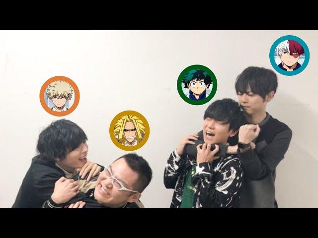 it's a video about the My Hero Academia cast, you know the drill (chaos, yelling, and wholesomeness)