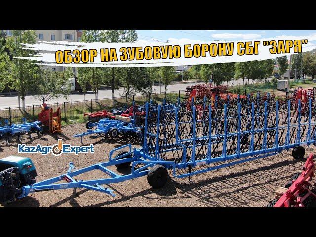 ОБЗОР НА ЗУБОВУЮ БОРОНУ СБГ "ЗАРЯ"