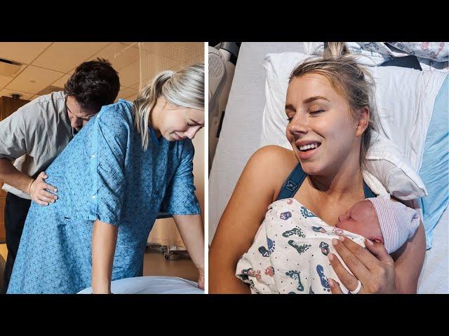 UNMEDICATED BIRTH VLOG + GENDER SURPRISE