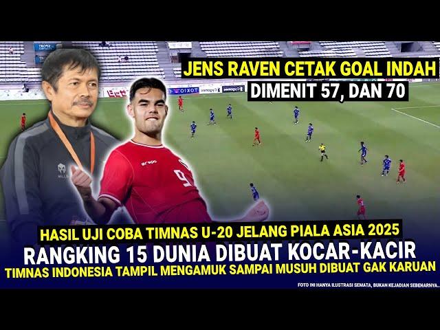  SERANGAN KELAS EROPA !! Hasil Uji Coba TIMNAS INDONESIA U-20 | Jelang Berlaga Piala Asia U-20 2025