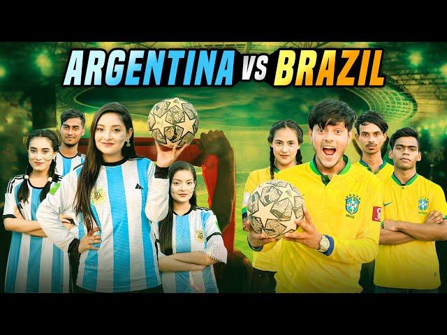 আর্জেন্টিনা VS ব্রাজিল ফুটবল ম্যাচ | Argentina VS Brazil Football Match | Rakib Hossain