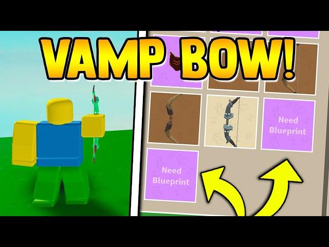 how to get VAMP BOW!!(secret blueprint) | Roblox Islands/Skyblock