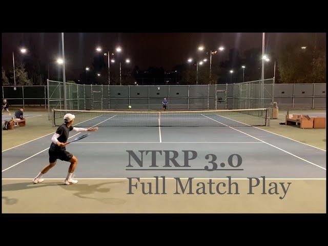 Getting Crushed in a 3.0 Tennis Rec Play (Full Match of butt kicking)