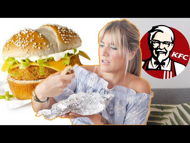 I Ordered Everything VEGAN at KFC | KFC Vegan Chicken Fast Food Taste Test | The Edgy Veg