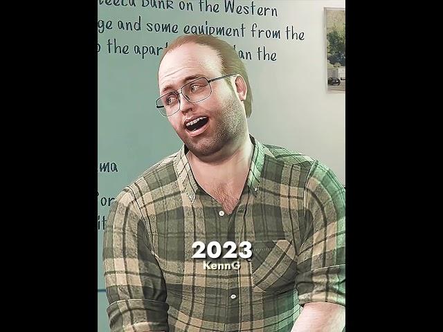 Lester 2013 vs 2023 #shorts #gta #gta5 #gtaedits