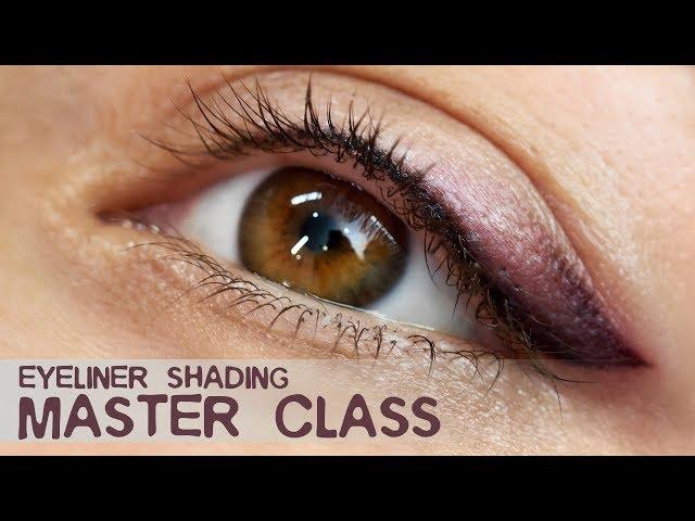 Master Class EYELINER shading in 3 colors! Black, brown and "champagne"