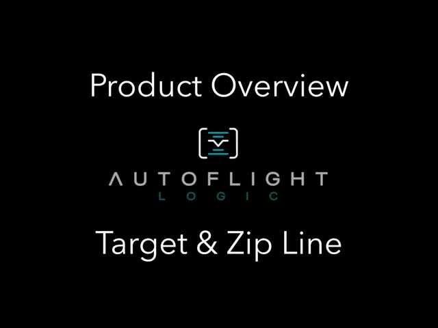 Target and Zip Line Mode From Autoflight Logic's Autopilot - How To (Inspire, Phantom 3, Phantom 2)