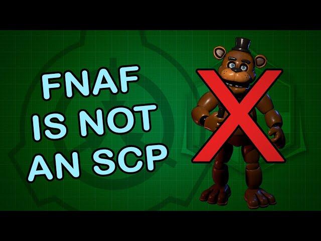 FNAF is NOT an SCP, but if it were...