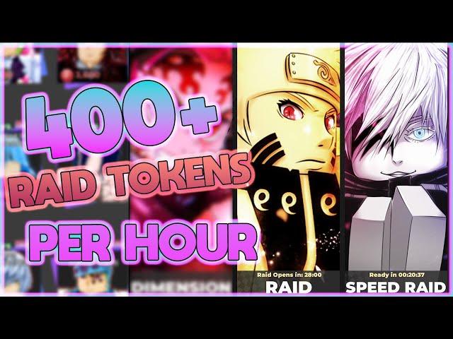 THE BEST RAID TOKEN GRINDING METHOD! (Anime Dimensions)