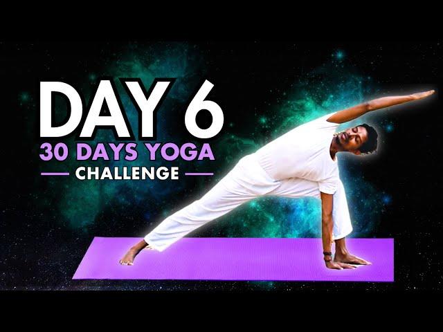 Everyday Beginner Yoga for Better Health Day 6 | 30 Day Yoga Challenge #30daychallenge