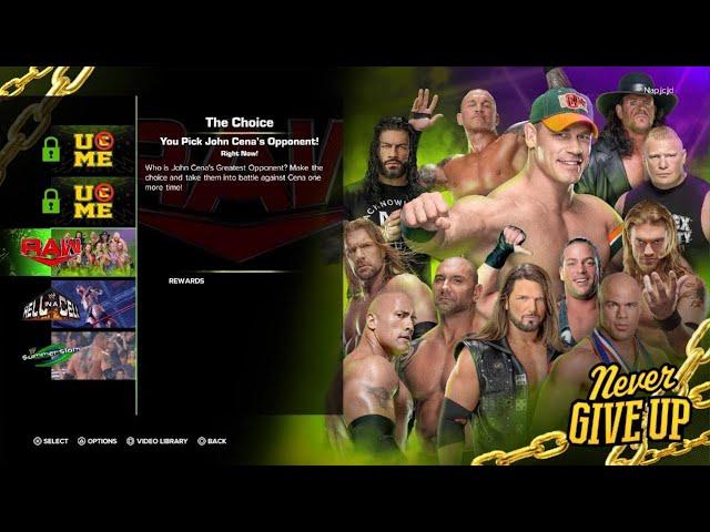 WWE 2K23 John Cena Showcase Match #15 The Choice