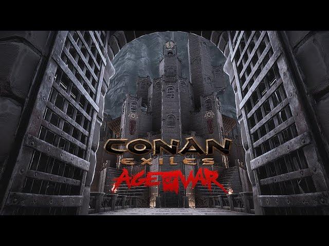 How To Build A Dwarf Fortress [ timelapse ] - Conan Exiles Age of War