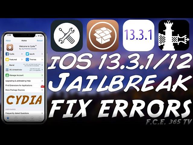 iOS 13.3.1 / 13.3 / 13.0 CheckRa1n JAILBREAK: How To FIX Most CYDIA Errors / Issues (Simple Fixes)