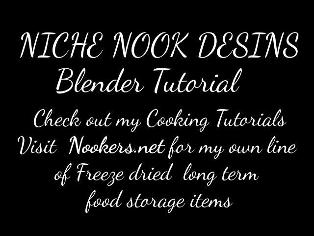 Wine Rack Blender tutorial part 4   Niche Nook and Nookers