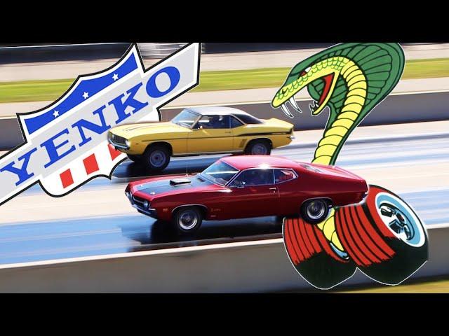 1969 Chevrolet Yenko Camaro vs 1970 Ford Torino Super Cobra Jet | Factory Stock Drag Race