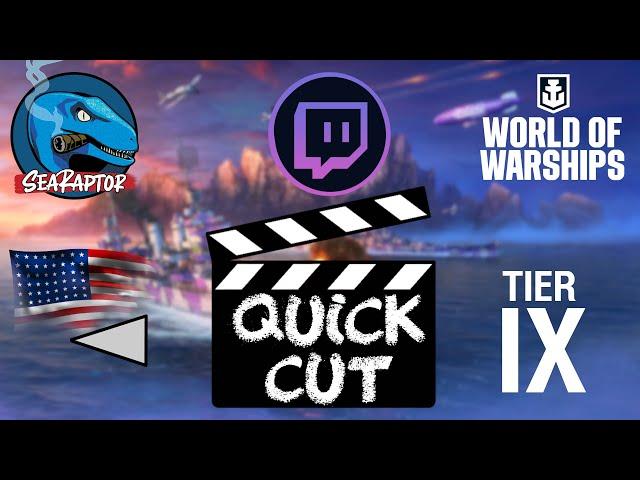 World of Warships - Quick Cut: Tier IX Premium American Destroyer USS Johnston (Gun Build)