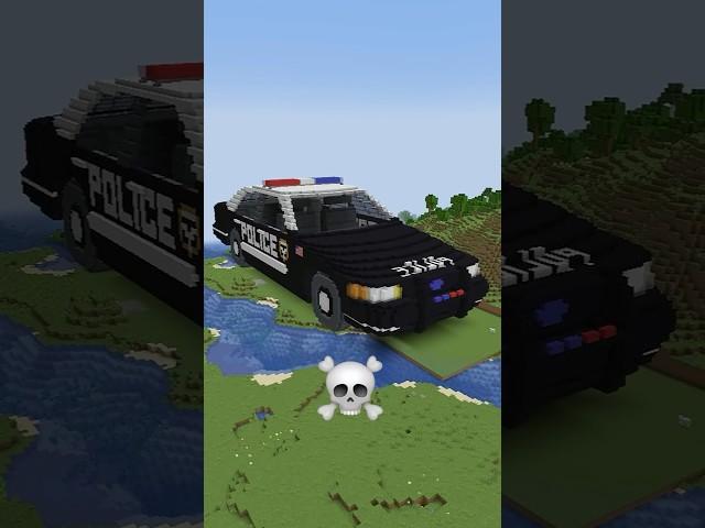 Minecraft Car Build Battle - Noob vs Pro vs Hacker vs God #shorts