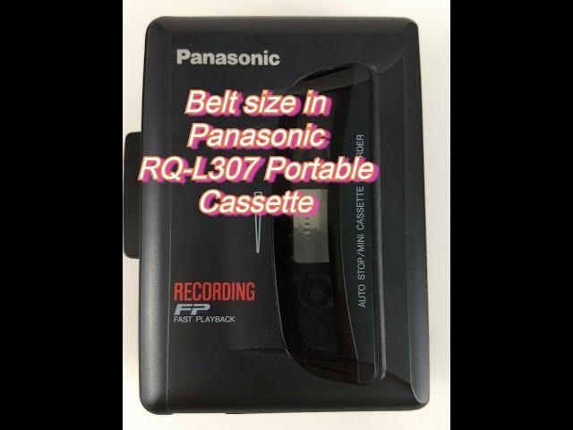 Panasonic Fast Playback 2.Panasonic RQ-L307 Portable Cassette.