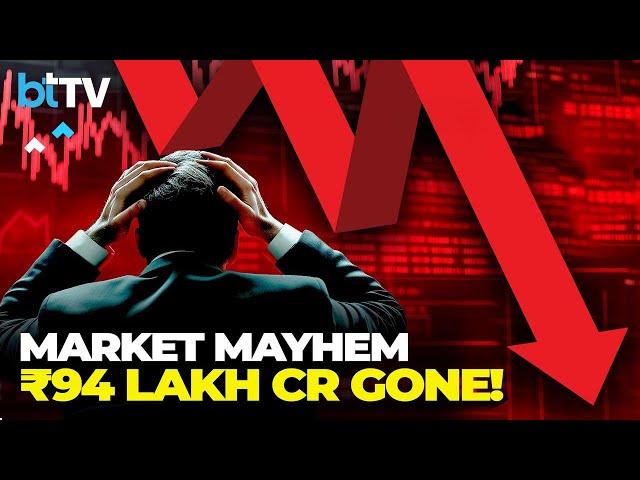 Stock Market Crash: Investors Lose Money As Sensex & Nifty Fall