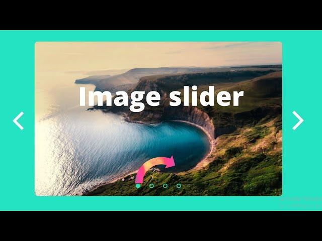 Image Slider html and css  With Auto play & Manual Navigation Button | owl carousel