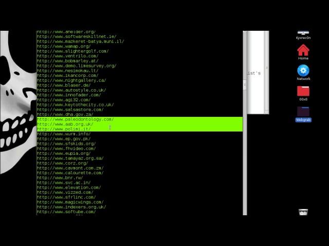 How to use Webgrab Tool / Debian / KALI LINUX