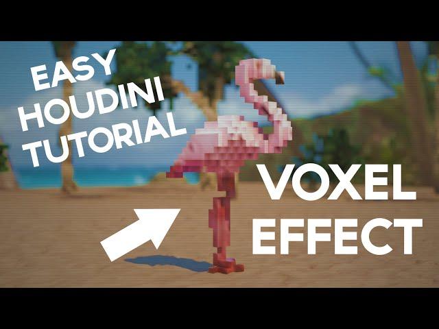 Houdini Easy Voxel Effect Tutorial