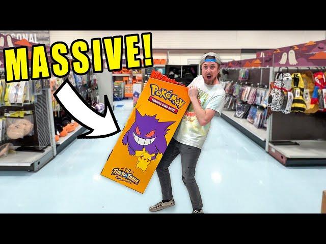 Largest TRICK OR TRADE Pokemon Cards Display EVER!