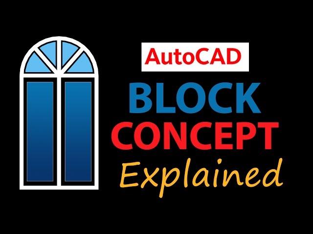 AUTOCAD BLOCKS | CONCEPT AND CREATION OF AUTOCAD BLOCKS