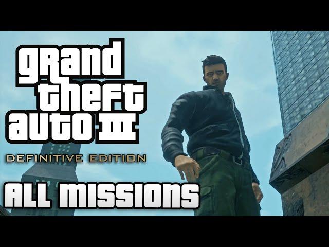 GTA 3 Definitive Edition All Missions - Full Game Walkthrough (4K 60fps)