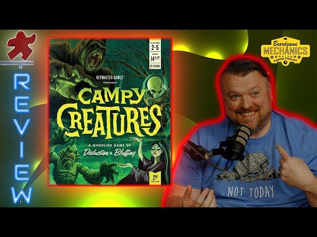 Campy Creatures Review and Full Playthrough with Jason from The Boardgame Mechanics!