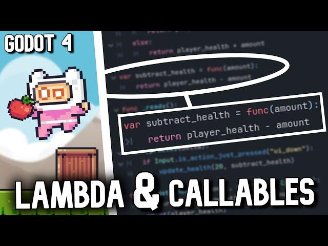 Greatly Improve Workflow With Lambda Functions | Godot Tutorial