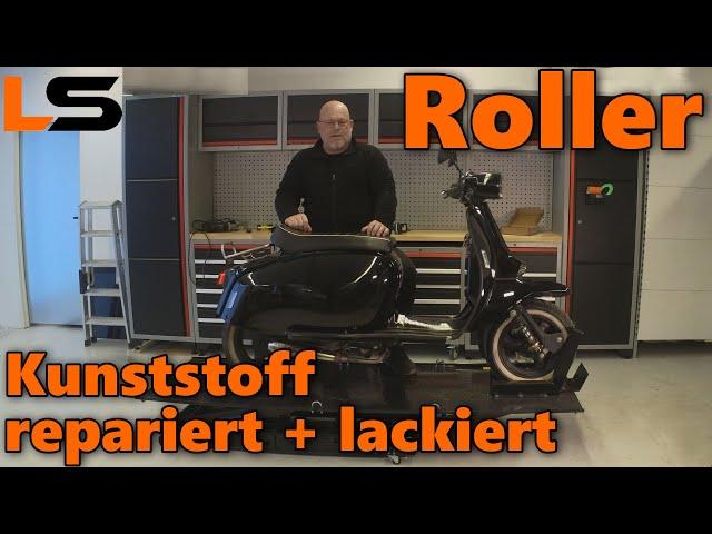Roller - Riss im Kunststoff reparieren und lackieren | LACKSTORE