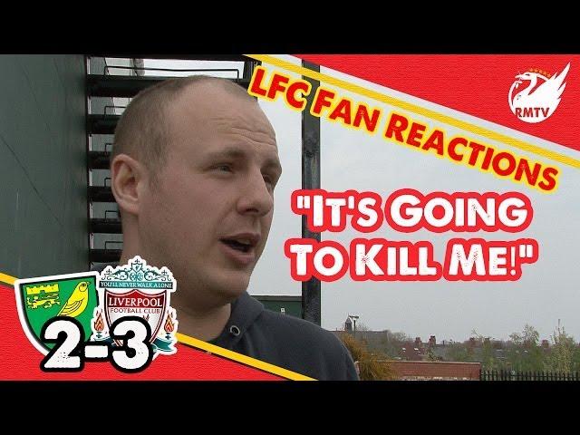 "Stress Is Going to Kill Me!" | Norwich 2-3 Liverpool | LFC Fan Reactions