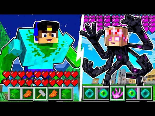 Minecraft lekin  JONZODLAR va SUPER BOSSLARGA aylnib Qanday o'ynash kerak Minecraftda Trolling Tuzoq