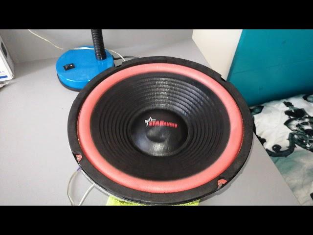 Staraudio subwoofer Bass test