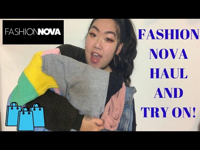 FASHIONNOVA HAUL & TRY ON | 4 MONTHS POST PARTUM [Love your f'n body edition]