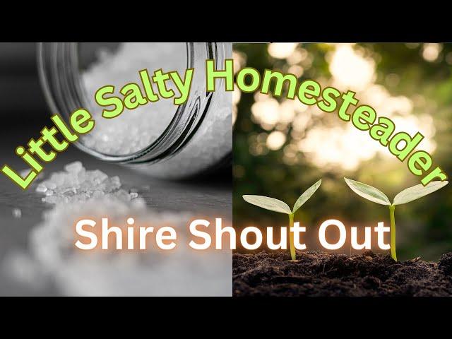 Little Salty Homesteader Shout Out