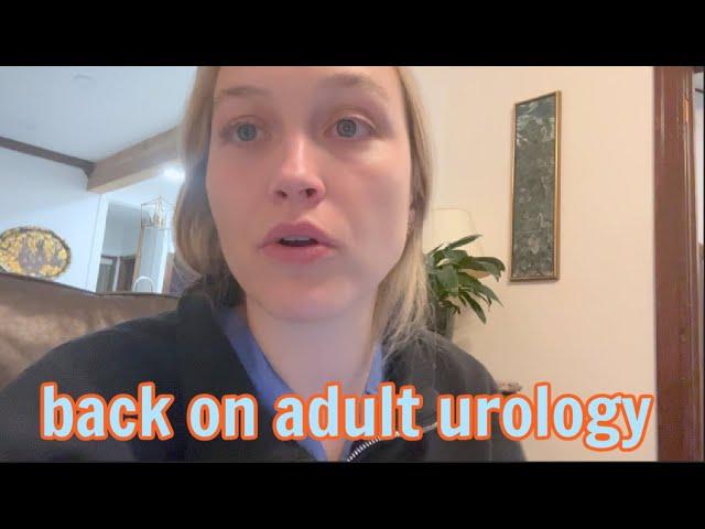 a week back on adult urology | vlog