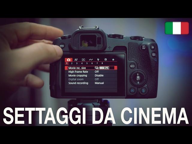 I Migliori Settaggi Video per la Canon R8 e Ogni altra Camera