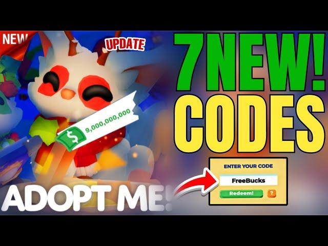 ️ WINTER UPDATE ️ ROBLOX ADOPT ME DECEMBER CODES 2024 - ADOPT ME ROBLOX CODES 2024