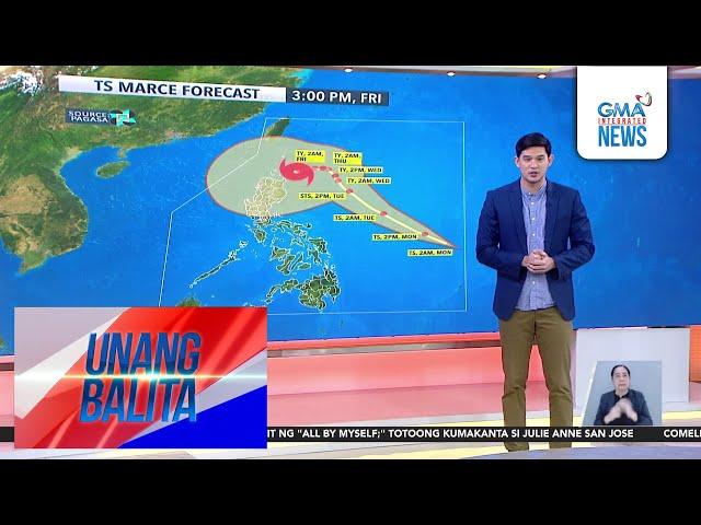 Tropical Storm #MarcePH, posibleng tumbukin ang Northern Luzon  | Unang Balita