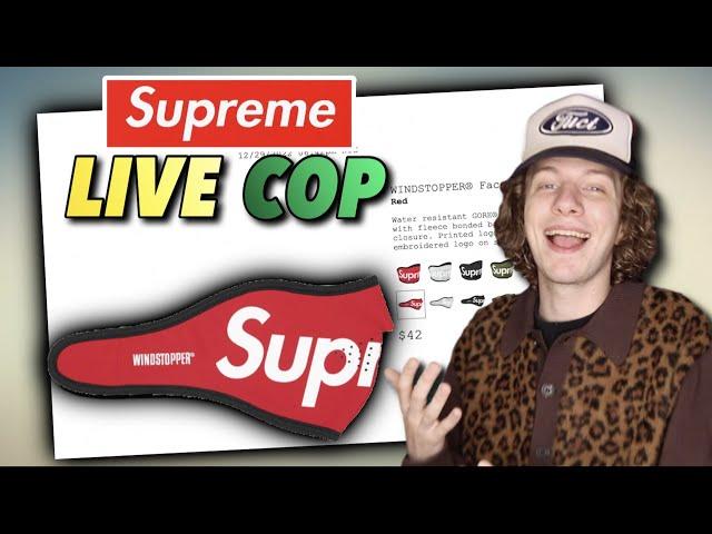 SOLD OUT IN SECONDS! Supreme Live Cop (Week 18)