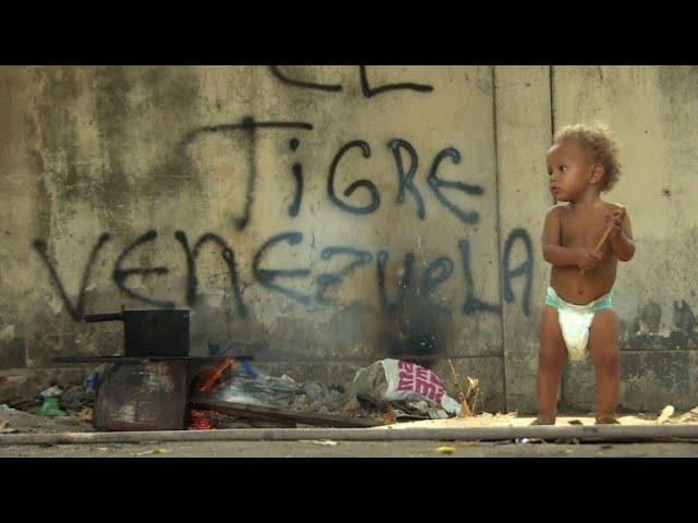 Desperate Venezuelans put dreams on hold in Brazil border camp