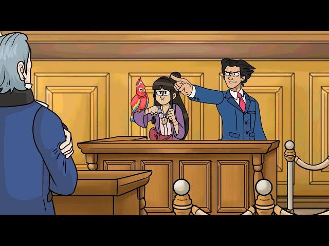 Flipping the Parrot (Ace Attorney Animation)[Paula Peroff]