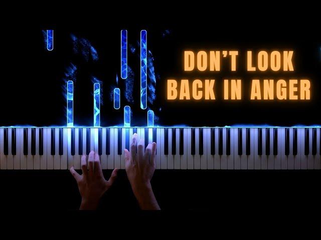 Oasis − Don't Look Back in Anger − Piano Cover + Sheet Music