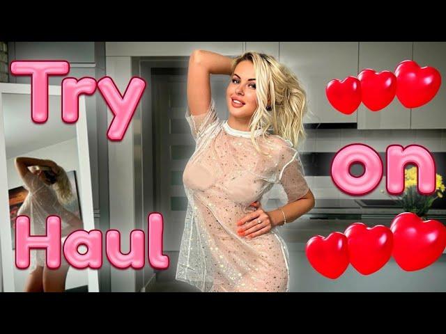 4K TRY-ON HAUL | FULLY TRANSPARENT DRESS | SEE THROUGH | WITHOUT UNDERWEAR