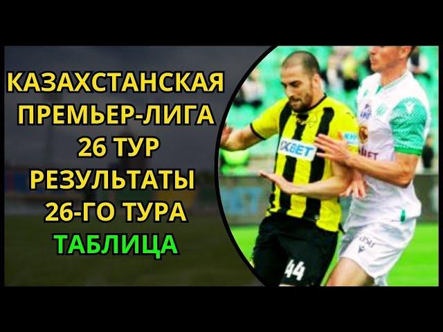 ОБНОВЛЕННАЯ ТАБЛИЦА ПРЕМЬЕР-ЛИГИ КАЗАХСТАНА 2024 — 26-Й ТУР — РАСПИСАНИЕ И РЕЗУЛЬТАТЫ