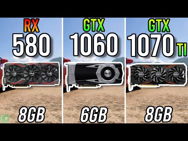 RX 580 8GB vs GTX 1060 6GB vs GTX 1070 Ti