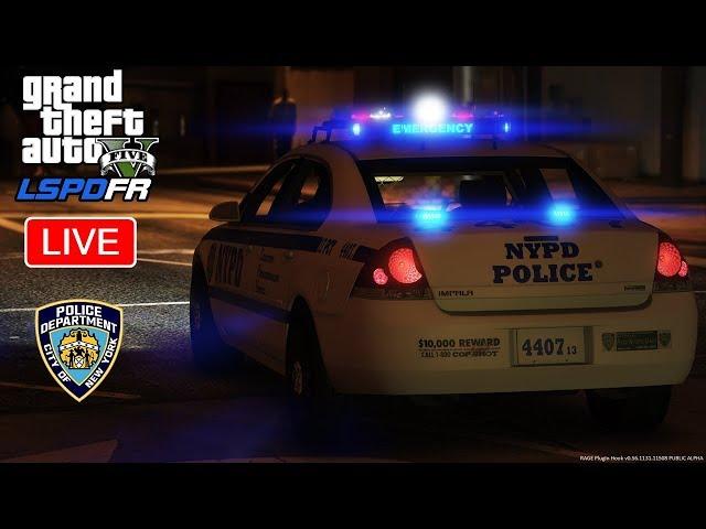 GTA 5 LSPDFR LIVE - Day 51 | New York Police Department (NYPD) | Testing Dualift's Peds!